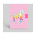 Deckled Edge Notebook Starry Mythical Unicorn