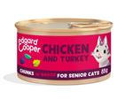 Edgard & Cooper Feed Me Real Chicken & Turkey Chunks in Sauce for Senior Cats