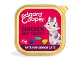 Edgard & Cooper Feed Me Real Chicken & Turkey Paté for Senior Cats