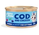 Edgard & Cooper Feed Me Real Cod & Chicken Chunks in Sauce for Kittens