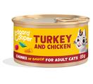 Edgard & Cooper Feed Me Real Turkey & Chicken Chunks in Sauce for Cats