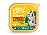 Edgard & Cooper Organic Turkey & Chicken Paté for Adult Cats