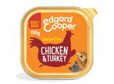 Edgard & Cooper Succulent Chicken & Turkey Adult Dog Wet Food Trays