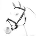 Equipe Emporio Black Flash Bridle With Silver Fittings
