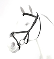 Equipe Emporio Figure 8 Padded Bridle With Silver Fittings Brown