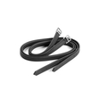 Equipe Leather Stirrup with Steel Black