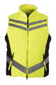 Equisafety Child Reflective Yellow Quilted Gilet
