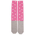 Equisential Ladies Happy Socks Pink Pony