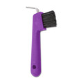Equissential Hoof Pick with Brush Purple