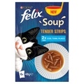 Felix Soup Tender Strips Adult Cat Food Fish Selection