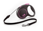 Flexi Black Design Cord Dog Lead 5m Pink