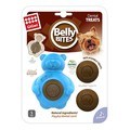 GiGwi Belly Bites Bear With Replaceable Treats Blue