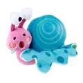 GiGwi Catnip Snail with LED Light Blue/Pink for Cats