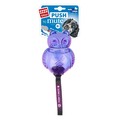 GiGwi Push to Mute Transparent Owl Purple/Blue for Dogs