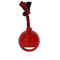 Hagen Zeus Spark Tug Ball with Flashing LED – Red, Small, 12.7 cm (5 in)