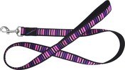 Hem & Boo Block Design Dog Lead Pink