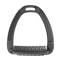 Horsena Swap Stirrups with Double Side Covers for Horses Black/Deep Black
