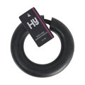 Hy Black Fetlock Ring with Leather Strap for Horses