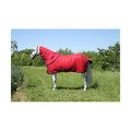 Hy Equestrian 200 Stable Rug with Detachable Neck Cover for Horses Dark Red/Navy/Light Grey