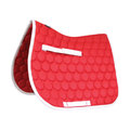 Hy Equestrian Christmas Saddle Pad for Horses Red/White
