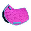 Hy Equestrian DynaMizs Ecliptic Close Contact Plum/Teal Saddle Pad