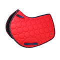 Hy Equestrian DynaMizs Ecliptic Close Contact Red/Navy Saddle Pad