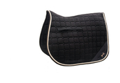 Hy Equestrian On The Bit Saddle Pad for Horses Black/Gold