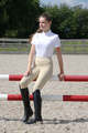 Hy Equestrian Selah Competition Childs Riding Tights Beige