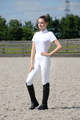 Hy Equestrian Selah Competition Childs Riding Tights White