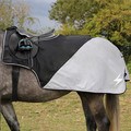 Hy Equestrian Silva Flash Waterproof Exercise Sheet Black & Reflective Silver