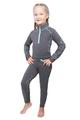 Hy Equestrian Stella Children's Riding Tights Charcoal/Mint