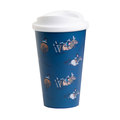 Hy Equestrian Thelwell Collection Practice Makes Perfect Take Away Cup Navy/Red