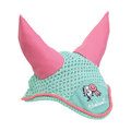 Hy Equestrian Thelwell Collection Trophy Fly Veil Mint & Pink