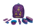 Hy Equestrian Thelwell Kids Pony Grooming Kit Rucksack Imperial Purple/Pacific Blue