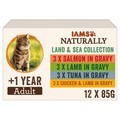 IAMS Naturally Adult Cat Land & Sea Collection