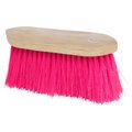 Imperial Riding Dandy Brush Long Hair with Wooden Back Neon Pink