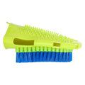Imperial Riding Grooming Glove with Brush & Massage Side Neon Citrus