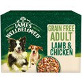 James Wellbeloved Grain Free Adult Dog Lamb & Chicken in Gravy Pouches
