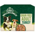 James Wellbeloved Grain Free Adult Turkey in Gravy Pouches