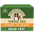 James Wellbeloved Grain Free Senior Dog Turkey in Gravy