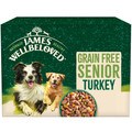 James Wellbeloved Grain Free Senior Dog Turkey in Gravy Pouches