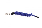 Kincade Leather Rope Lead Blue