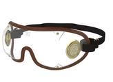 Kroop's Triple Slot Goggle Clear Brown