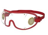Kroop's Triple Slot Goggle Clear Red