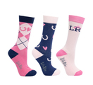 Little Rider Pony Fantasy Socks for Kids by Little Rider Navy/Pink