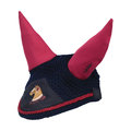 Little Rider Riding Star Collection Fly Veil for Ponies Navy/Burgundy