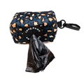 Long Paws Funk The Dog Poo Bag Pouch Leopard Green & Gold
