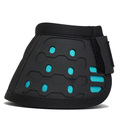 Majyk Equipe Over Reach Boots Black/Turquoise for Horses
