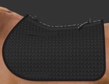 Mattes Square Jumping Saddlepad with 2 Pocket Contour System Black