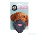 Ministry Of Pets Vinyl Squeaky Beard Dog Toy